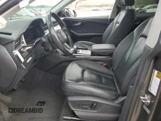 2019 Audi Q8 Premium with VIN WA1AVAF19KD009877, listed as a Copart auction lot 56473205 with Not provided miles and Salvage title. Bid and sale history available at DreamBid. Image 7.