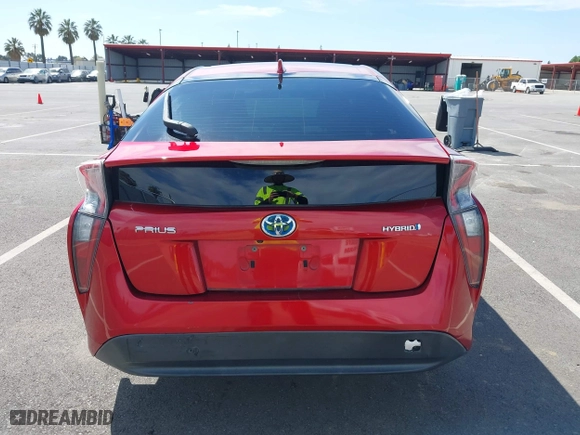 2017 Toyota Prius Two with VIN JTDKBRFU0H3538662, listed as a IAAI auction lot 42011499 with 90,862 mi miles. Bid and sale history available at carsss.com. Image 16.