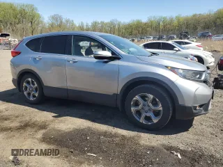2019 Honda CR-V EX with VIN 2HKRW1H57KH509732, listed as a Copart auction lot 53638405 with 77,209 mi miles and Salvage Title. Bid and sale history available at carsss.com. Image 4.