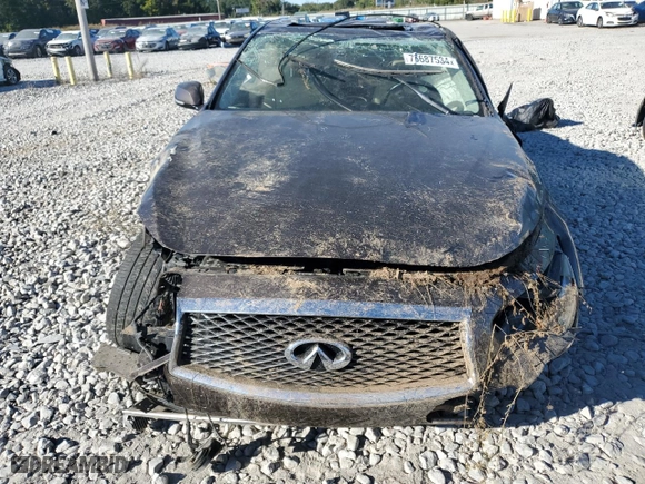 2017 Infiniti Q50 3.0t Premium with VIN JN1EV7AP4HM736216, listed as a Copart auction lot 76687534 with 0 mi miles and Salvage Title. Bid and sale history available at carsss.com. Image 5.