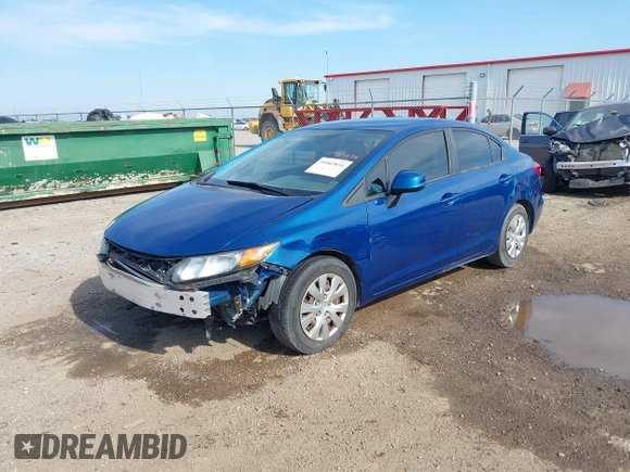 2012 Honda Civic LX z VIN 19XFB2F56CE075915, wystawiony jako IAAI lot #39982834 z przebiegiem 168 853 mil mil oraz . Historia ofert i sprzedaży dostępna na DreamBid. Obrazek 2.