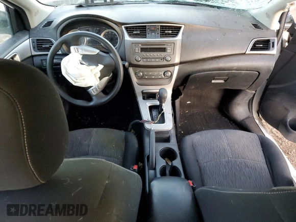2014 Nissan Sentra SV with VIN 3N1AB7AP9EL663650, listed as a Copart auction lot 43011605 with Not Provided miles and Salvage Title. Bid and sale history available at DreamBid. Image 8.