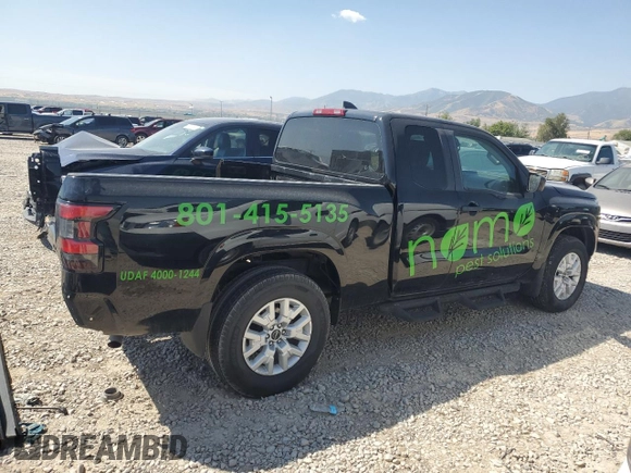 2022 Nissan Frontier SV z VIN 1N6ED1CMXNN639962, wystawiony jako Copart lot #66080224 z przebiegiem 37 575 mil mil oraz Szkoda całkowita • Salvage title. Historia ofert i sprzedaży dostępna na DreamBid. Obrazek 3.