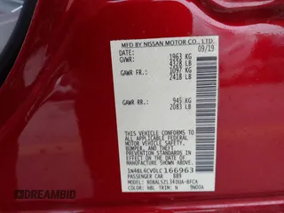 2020 Nissan Altima 2.5 SR with VIN 1N4BL4CV0LC166963, listed as a IAAI auction lot 41458015 with 34,823 mi miles. Bid and sale history available at carsss.com. Image 9.