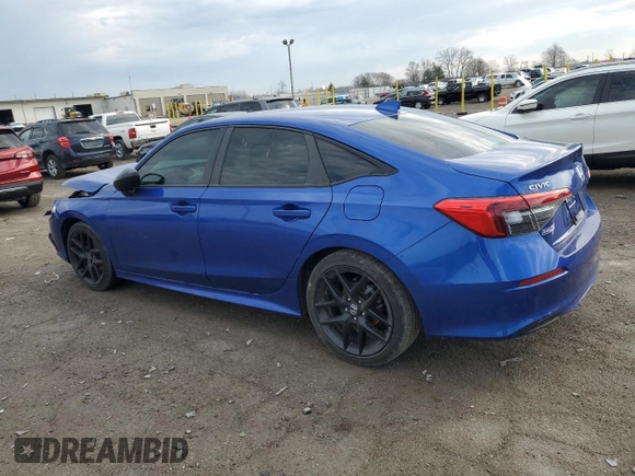 2023 Honda Civic Sport with VIN 2HGFE2F55PH502729, listed as a Copart auction lot 50946685 with Not provided miles and Salvage title. Bid and sale history available at DreamBid. Image 2.