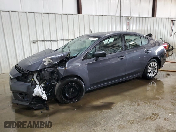2023 Subaru Impreza with VIN 4S3GKAB69P3603344, listed as a Copart auction lot 46340965 with Not provided miles and Salvage title. Bid and sale history available at DreamBid. Image 1.