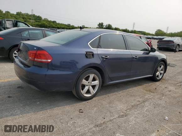 2012 Volkswagen Passat SE z VIN 1VWBH7A35CC048712, wystawiony jako Copart lot #58867305 z przebiegiem 162 954 mil mil oraz Czysty tytuł • Clean title. Historia ofert i sprzedaży dostępna na DreamBid. Obrazek 3.