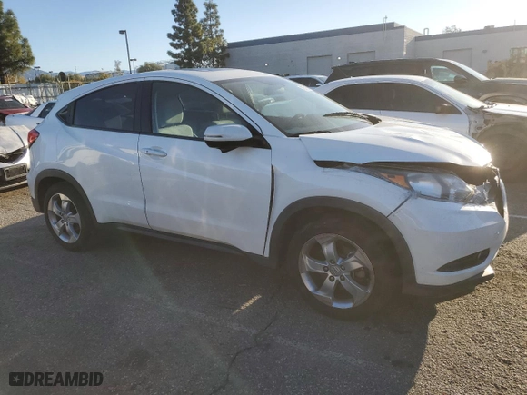 2016 Honda HR-V EX with VIN 3CZRU5H55GM713003, listed as a Copart auction lot 48530155 with 129,060 mi miles and Salvage Title. Bid and sale history available at carsss.com. Image 4.