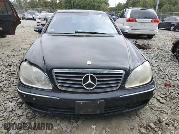 2003 Mercedes-Benz S-Class 5.0L with VIN WDBNG75J33A317473, listed as a Copart auction lot 76307394 with 6,637 mi miles and Clean Title. Bid and sale history available at carsss.com. Image 5.