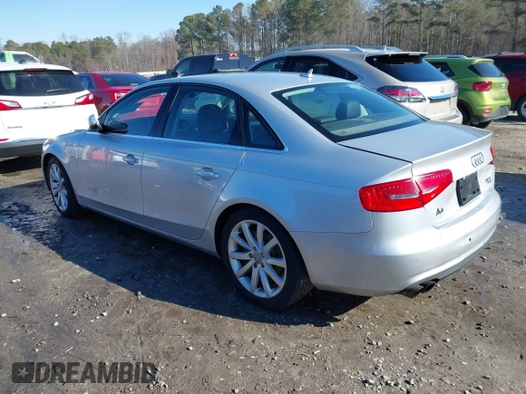 2013 Audi A4 Prestige with VIN WAUKFAFLXDA147339, listed as a IAAI auction lot 41219818 with 132,443 mi miles. Bid and sale history available at carsss.com. Image 3.