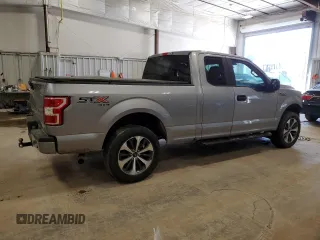 2020 Ford F-150 XL with VIN 1FTEX1EP6LKE18195, listed as a Copart auction lot 49066725 with 72,942 mi miles and Salvage Title. Bid and sale history available at carsss.com. Image 3.