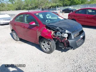 2013 Chevrolet Sonic LT with VIN 1G1JC5SH3D4256507, listed as a IAAI auction lot 42235009 with 117,804 mi miles and . Bid and sale history available at DreamBid. Image 1.