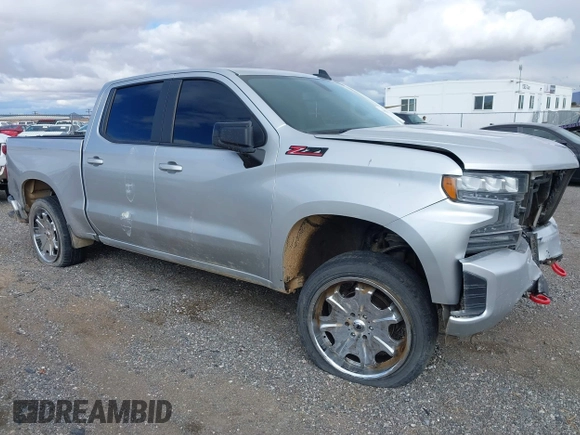 2019 Chevrolet Silverado 1500 RST with VIN 3GCUYEED8KG117097, listed as a IAAI auction lot 41696333 with 96,752 mi miles and . Bid and sale history available at DreamBid. Image 1.