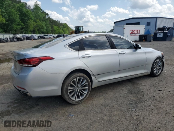 2017 Genesis G80 3.8L z VIN KMHGN4JE0HU182283, wystawiony jako Copart lot #54055095 z przebiegiem 190 024 mil mil oraz Szkoda całkowita • Salvage title. Historia ofert i sprzedaży dostępna na DreamBid. Obrazek 3.
