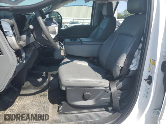 2023 Ford F-350 XL with VIN 1FT8W3DM3PEC71986, listed as a Copart auction lot 55861654 with 14,969 mi miles and Salvage Title. Bid and sale history available at DreamBid. Image 7.