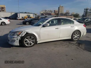 2013 Hyundai Genesis 3.8L z VIN KMHGC4DD5DU246546, wystawiony jako Copart lot #53562825 z przebiegiem 81 725 mil mil oraz Szkoda całkowita • Salvage title. Historia ofert i sprzedaży dostępna na DreamBid. Obrazek 1.