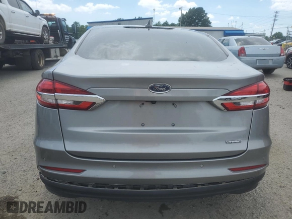 2020 Ford Fusion SE with VIN 3FA6P0LUXLR211723, listed as a Copart auction lot 58204165 with Not provided miles and Salvage title. Bid and sale history available at DreamBid. Image 6.