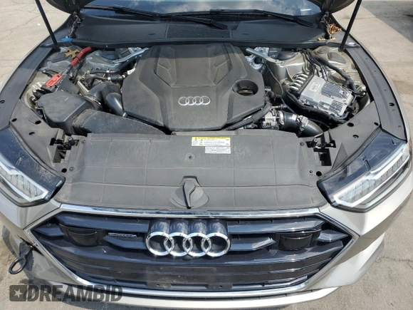 2021 Audi A7 Premium Plus with VIN WAUR2AF24MN012335, listed as a Copart auction lot 65031695 with 37,862 mi miles and Salvage title. Bid and sale history available at DreamBid. Image 11.