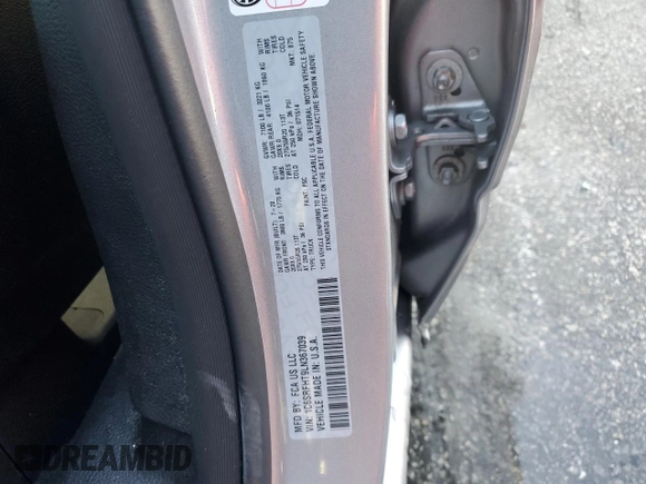 2020 Ram 1500 Limited with VIN 1C6SRFHT9LN367039, listed as a Copart auction lot 46157455 with 60,235 mi miles and Salvage title. Bid and sale history available at DreamBid. Image 13.