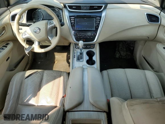 2016 Nissan Murano SL z VIN 5N1AZ2MH9GN138764, wystawiony jako Copart lot #59208385 z przebiegiem 135 257 mil mil oraz Czysty tytuł • Clean title. Historia ofert i sprzedaży dostępna na DreamBid. Obrazek 8.