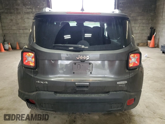 2020 Jeep Renegade Latitude with VIN ZACNJBBB9LPL18157, listed as a Copart auction lot 56581795 with 37,282 mi miles and Salvage title. Bid and sale history available at DreamBid. Image 6.