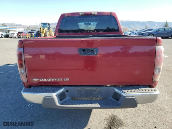 2004 Chevrolet Colorado 1SB LS Z85 with VIN 1GCCS136848184589, listed as a Copart auction lot 42872885 with 306,525 mi miles and Clean Title. Bid and sale history available at carsss.com. Image 6.