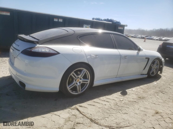 2011 Porsche Panamera Turbo with VIN WP0AC2A79BL090222, listed as a Copart auction lot 47570635 with 63,701 mi miles and Clean Title. Bid and sale history available at carsss.com. Image 3.