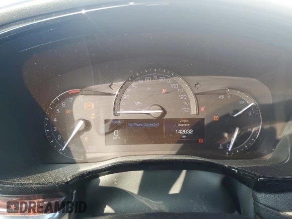 2018 Cadillac XT5 Luxury AWD with VIN 1GYKNDRS2JZ108049, listed as a Copart auction lot 55487815 with 142,632 mi miles and Salvage title. Bid and sale history available at DreamBid. Image 9.