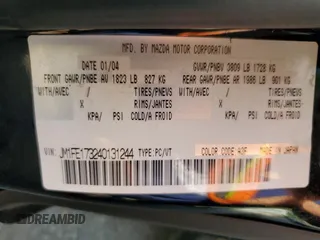 2004 Mazda RX-8 with VIN JM1FE173240131244, listed as a Copart auction lot 69649754 with Not Provided miles and Clean Title. Bid and sale history available at carsss.com. Image 12.