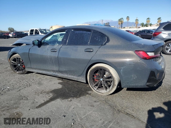 2024 BMW 3 Series M340i with VIN 3MW49FS09R8E05880, listed as a Copart auction lot 87534695 with 18,033 mi miles and Salvage Title. Bid and sale history available at carsss.com. Image 2.