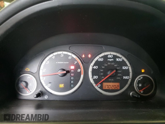 2002 Honda CR-V EX with VIN JHLRD78812C060968, listed as a Copart auction lot 57203365 with 170,202 mi miles and Salvage title. Bid and sale history available at DreamBid. Image 9.