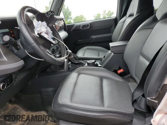 2024 Ford Bronco Everglades with VIN 1FMEE4HH8RLA00375, listed as a Copart auction lot 55608045 with 17,770 mi miles and Salvage title. Bid and sale history available at DreamBid. Image 7.