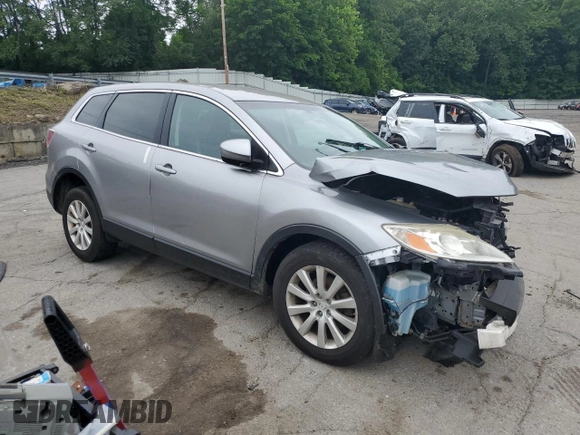 2010 Mazda CX-9 Touring with VIN JM3TB3MV9A0228652, listed as a Copart auction lot 61540585 with Not provided miles and Salvage title. Bid and sale history available at DreamBid. Image 4.