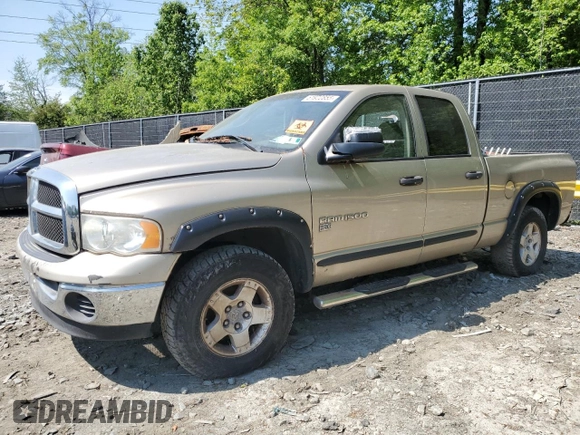 2005 Dodge 1500 SLT with VIN 1D7HU18D65J614921, listed as a Copart auction lot 51922855 with Not Provided miles and Salvage Title. Bid and sale history available at DreamBid. Image 1.