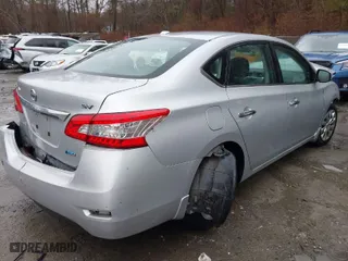 2014 Nissan Sentra SV with VIN 3N1AB7AP7EY266683, listed as a IAAI auction lot 41813136 with 1 mi miles. Bid and sale history available at carsss.com. Image 4.