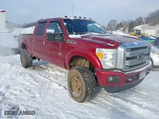 2016 Ford Super Duty F-250 SRW Lariat with VIN 1FT7W2BT6GEA89618, listed as a IAAI auction lot 41293502 with 139,376 mi miles. Bid and sale history available at carsss.com. Image 1.