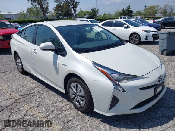 2016 Toyota Prius Four with VIN JTDKARFUXG3511034, listed as a IAAI auction lot 42137394 with 77,424 mi miles. Bid and sale history available at carsss.com. Image 1.