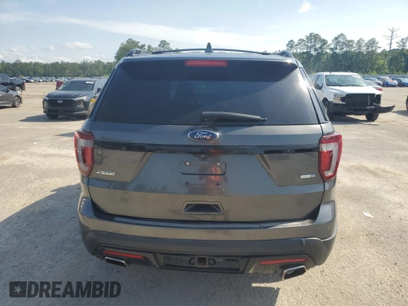 2016 Ford Explorer Sport with VIN 1FM5K8GT7GGB93310, listed as a Copart auction lot 58520255 with Not provided miles and Salvage title. Bid and sale history available at DreamBid. Image 6.