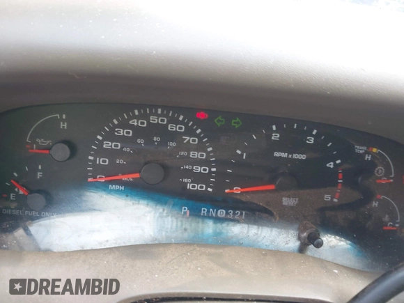 2003 Ford F-250 XL with VIN 1FTNW21P63EC14283, listed as a IAAI auction lot 42351569 with 22,625 mi miles and . Bid and sale history available at DreamBid. Image 7.