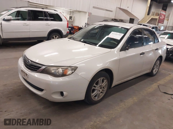 2008 Subaru Impreza Sedan (Natl) i w/Premium Pkg with VIN JF1GE61678G507041, listed as a IAAI auction lot 41214752 with 218,785 mi miles. Bid and sale history available at carsss.com. Image 18.