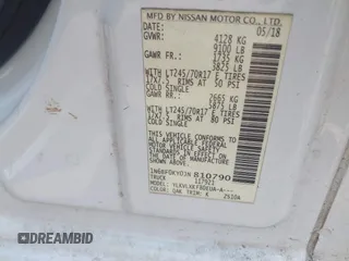 2018 Nissan NV Cargo S с VIN 1N6BF0KY0JN810790, выставлен на аукционе IAAI как лот 42434455 с пробегом 64 576 миль миль и . История ставок и продаж доступна на DreamBid. Изображение 9.