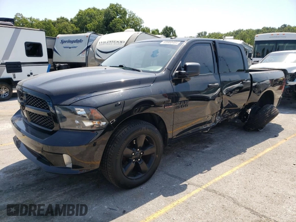 2017 Ram 1500 Express with VIN 3C6RR7KT0HG573802, listed as a Copart auction lot 65900404 with 100,654 mi miles and Salvage title. Bid and sale history available at DreamBid. Image 1.