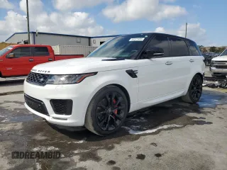 2022 Land Rover Range Rover Sport HST with VIN SALWS2RU8NA233592, listed as a Copart auction lot 52373495 with 52,897 mi miles and Salvage title. Bid and sale history available at DreamBid. Image 1.