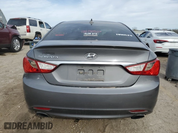2013 Hyundai Sonata Limited with VIN 5NPEC4AC9DH577602, listed as a Copart auction lot 50443295 with 155,868 mi miles and Clean Title. Bid and sale history available at DreamBid. Image 6.