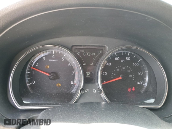 2019 Nissan Versa SV with VIN 3N1CN7AP0KL851937, listed as a Copart auction lot 54154575 with 67,344 mi miles and Salvage title. Bid and sale history available at DreamBid. Image 9.
