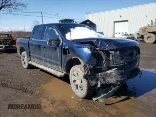 2023 Ford F-150 Lightning Pro with VIN 1FT6W1EV4PWG24488, listed as a Copart auction lot 51523945 with Not provided miles and Salvage title. Bid and sale history available at DreamBid. Image 4.