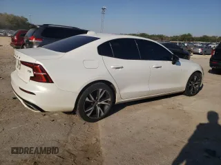 2020 Volvo S60 R-Design with VIN 7JR102FM7LG054578, listed as a Copart auction lot 73871564 with 38,381 mi miles and Clean Title. Bid and sale history available at carsss.com. Image 3.