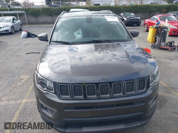 2021 Jeep Compass 80th Anniversary with VIN 3C4NJCEB7MT596909, listed as a IAAI auction lot 41376547 with 54,058 mi miles and . Bid and sale history available at DreamBid. Image 13.