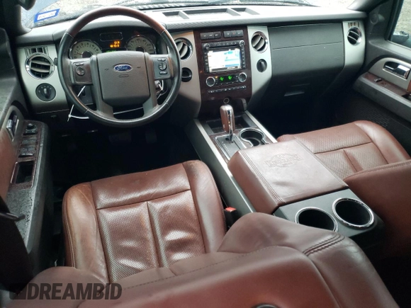 2014 Ford Expedition Max XLT with VIN 1FMJK1H5XEEF14710, listed as a Copart auction lot 46679775 with 152,301 mi miles and Salvage title. Bid and sale history available at DreamBid. Image 8.