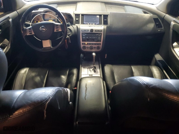 2004 Nissan Murano SE with VIN JN8AZ08W04W328819, listed as a Copart auction lot 52558075 with 171,641 mi miles and Salvage Title. Bid and sale history available at carsss.com. Image 8.